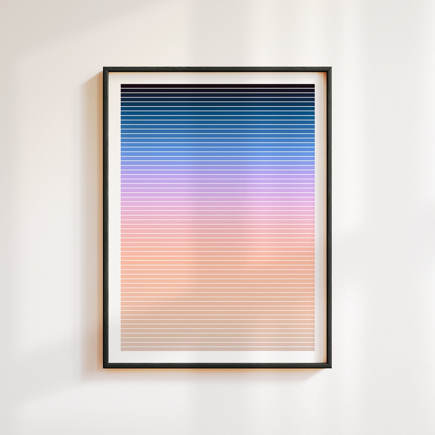 Colorful minimalistic modern poster.