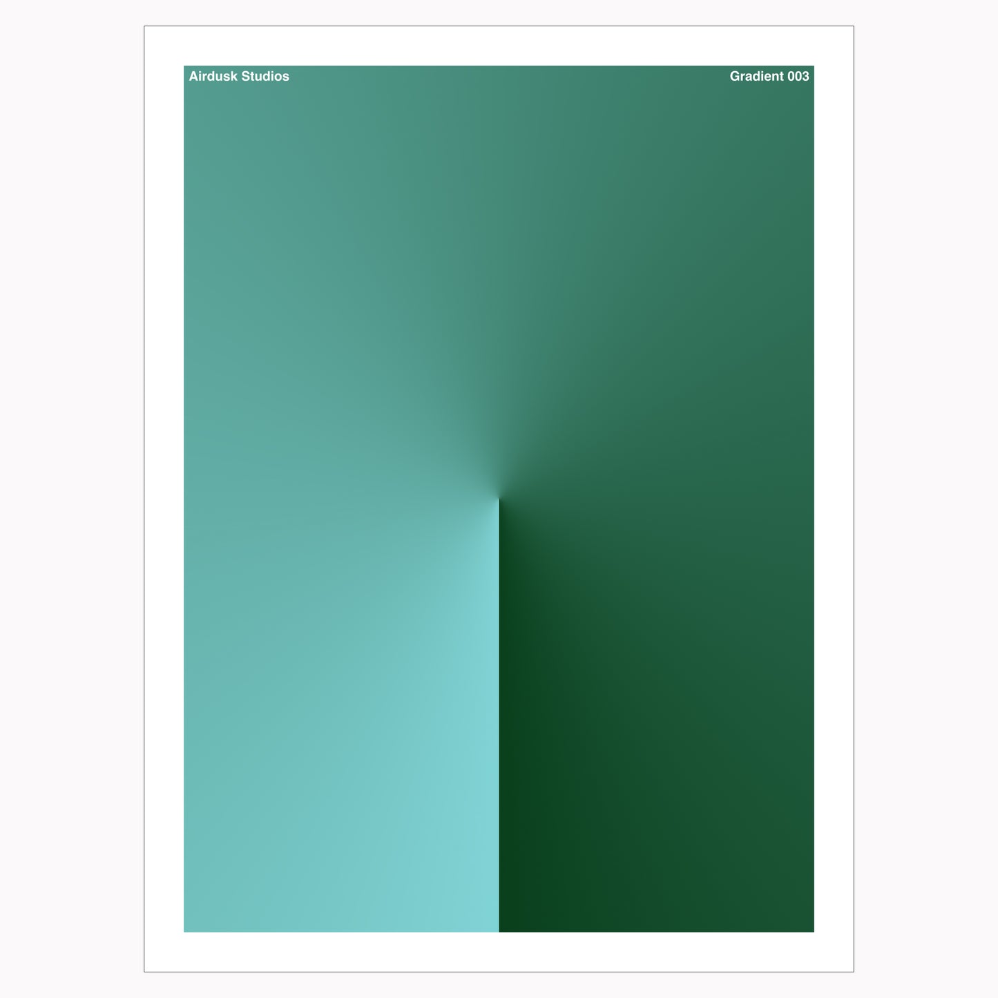 Minimal graphic design poster art.