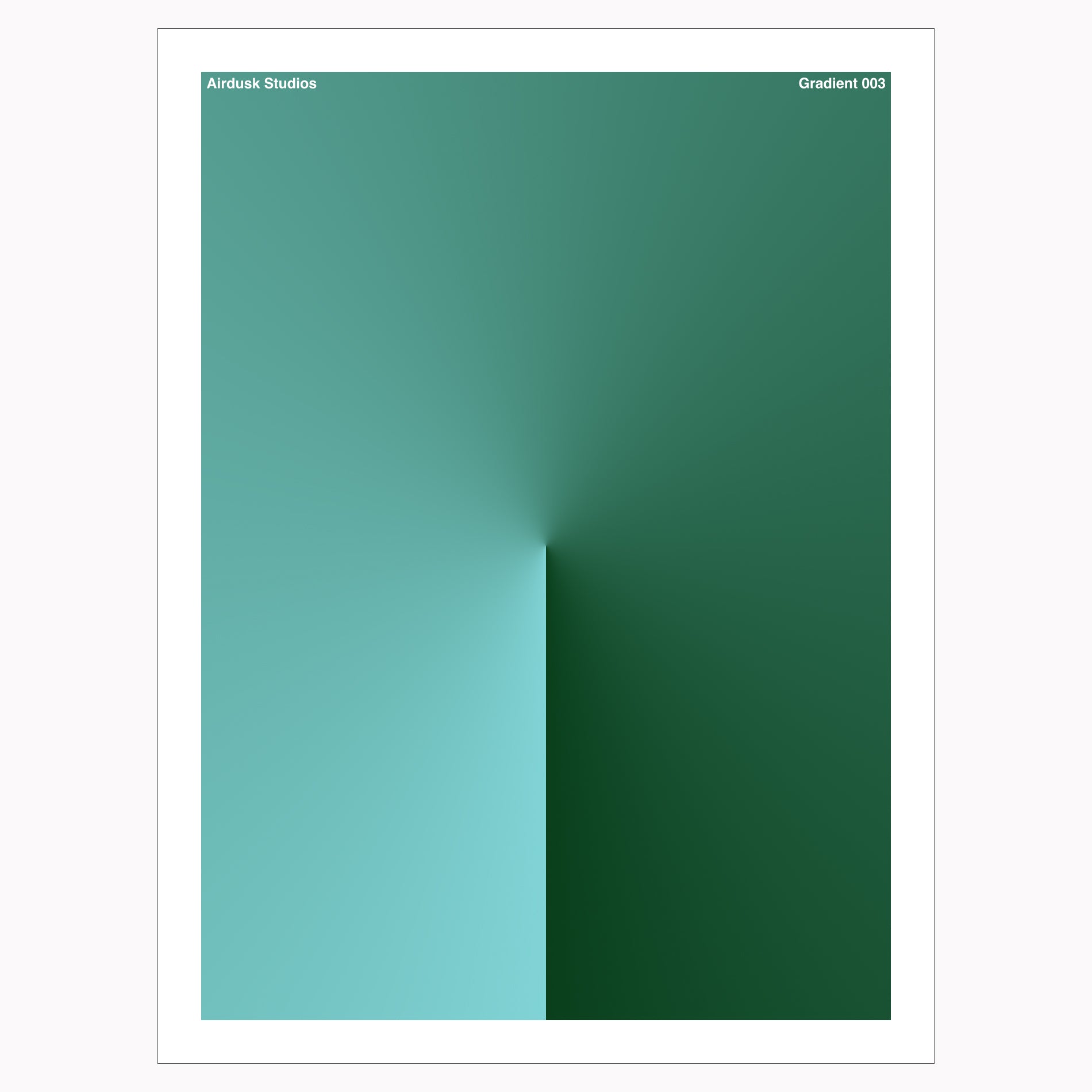 Minimal graphic design poster art.