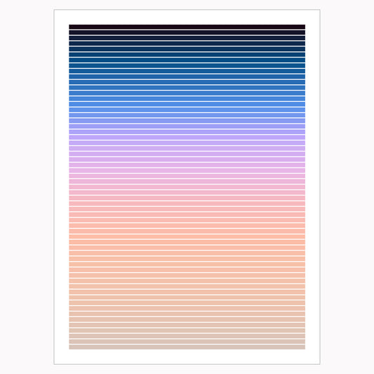 Colorful minimalistic modern poster art design.